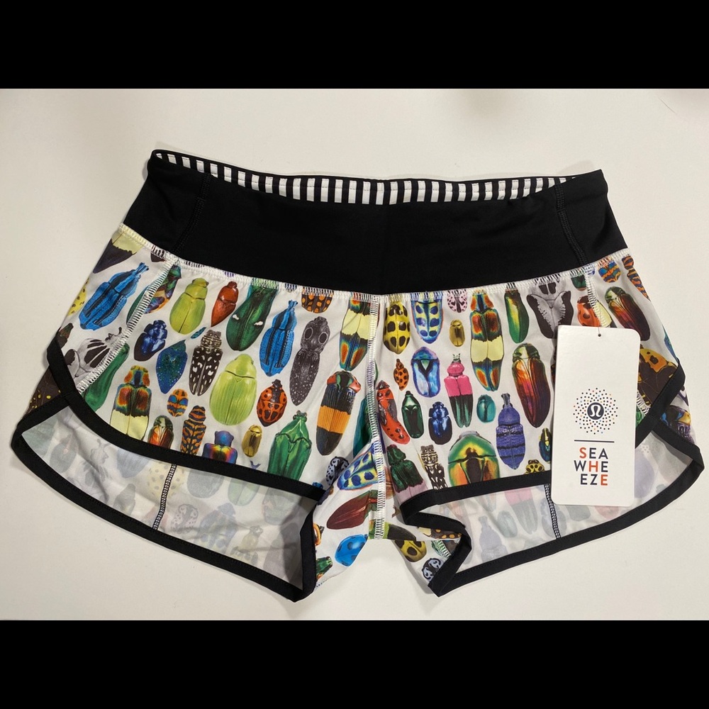 Lululemon Seawheeze Run Speed Short NWT Bugs